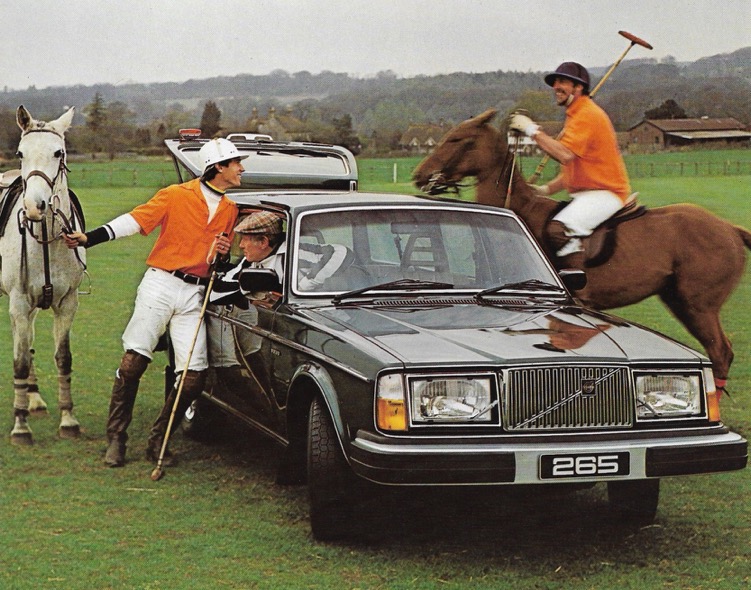 265 GLE UK 1980 avec mise en scène polo (tronqué)